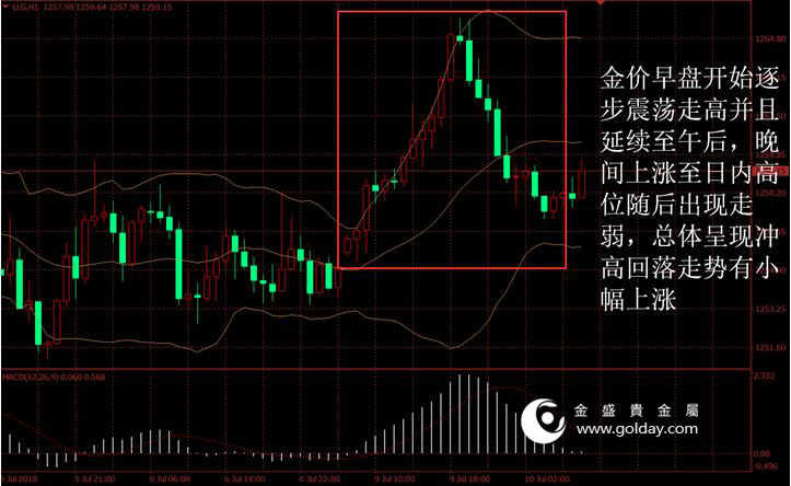 金盛盈富 黄金价格走势